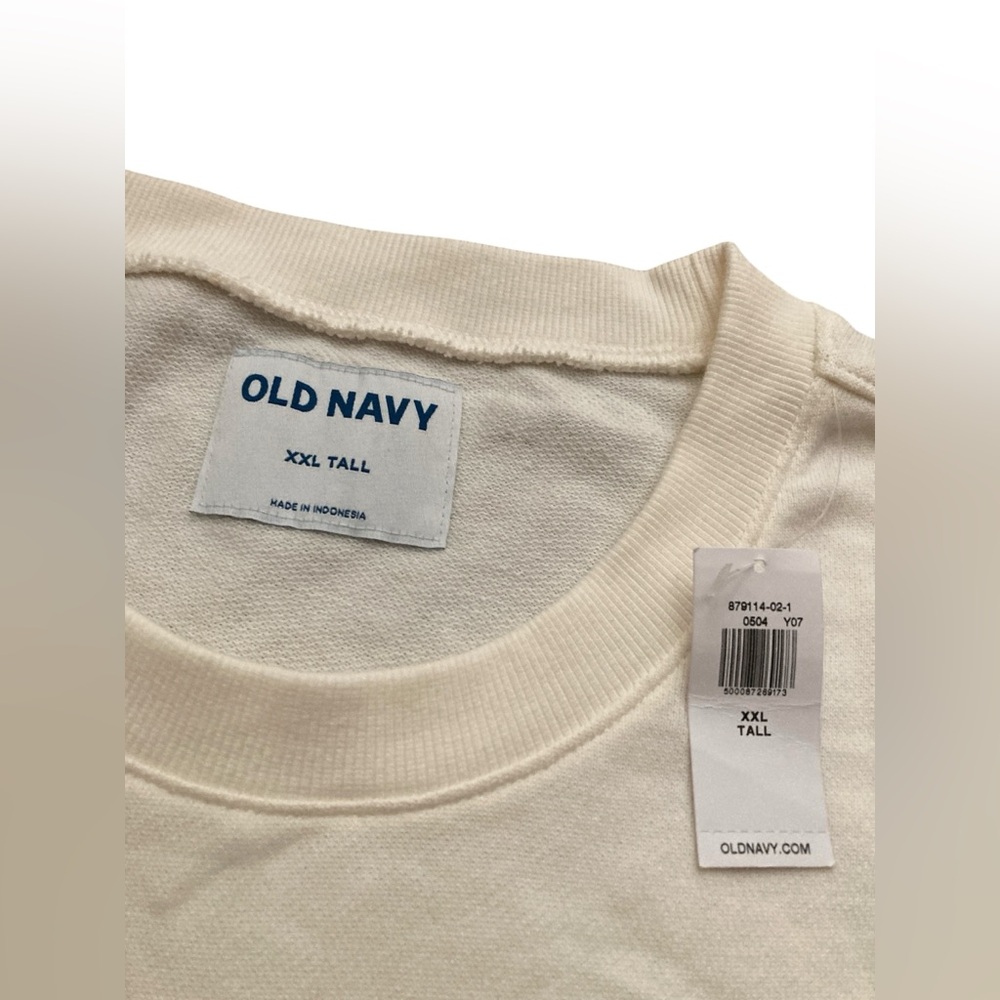 Women’s Old Navy cream tee shirt cotton blend XXL tall